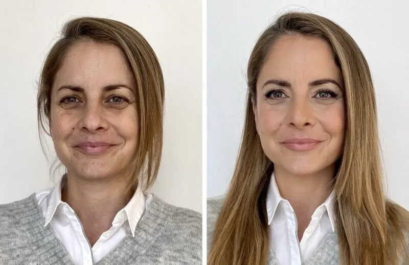 Makeover – before & after 1