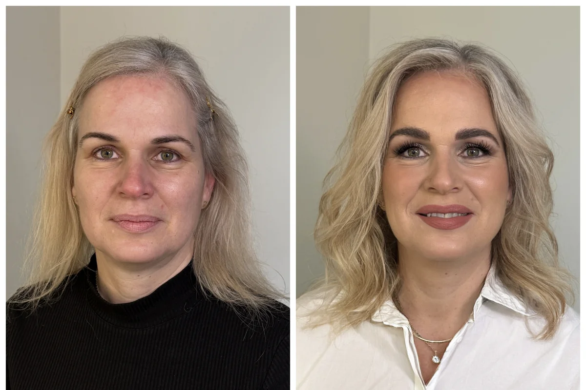 Proměna make-upem – před a po líčení 15