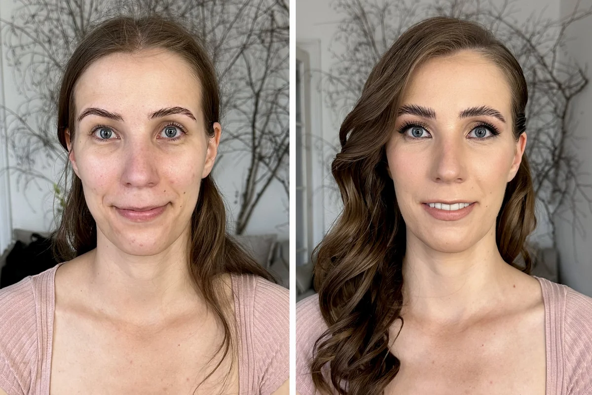 Proměna make-upem – před a po líčení 19