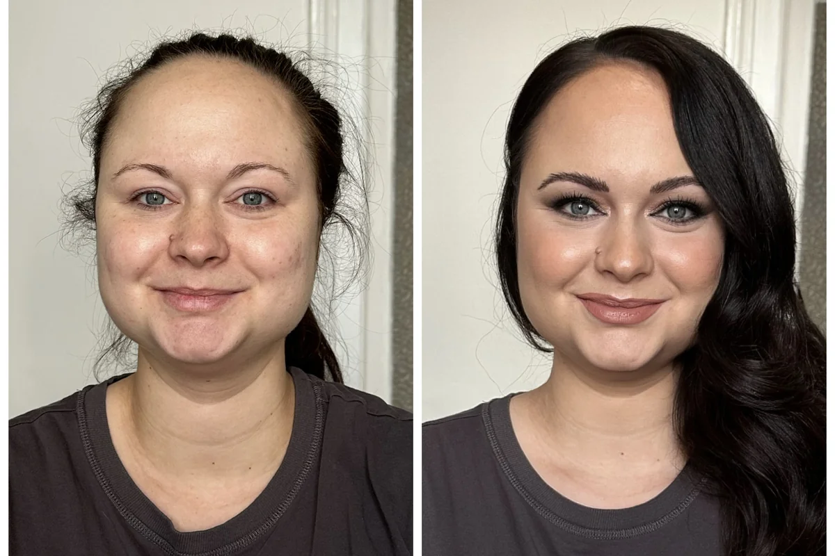 Proměna make-upem – před a po líčení 23