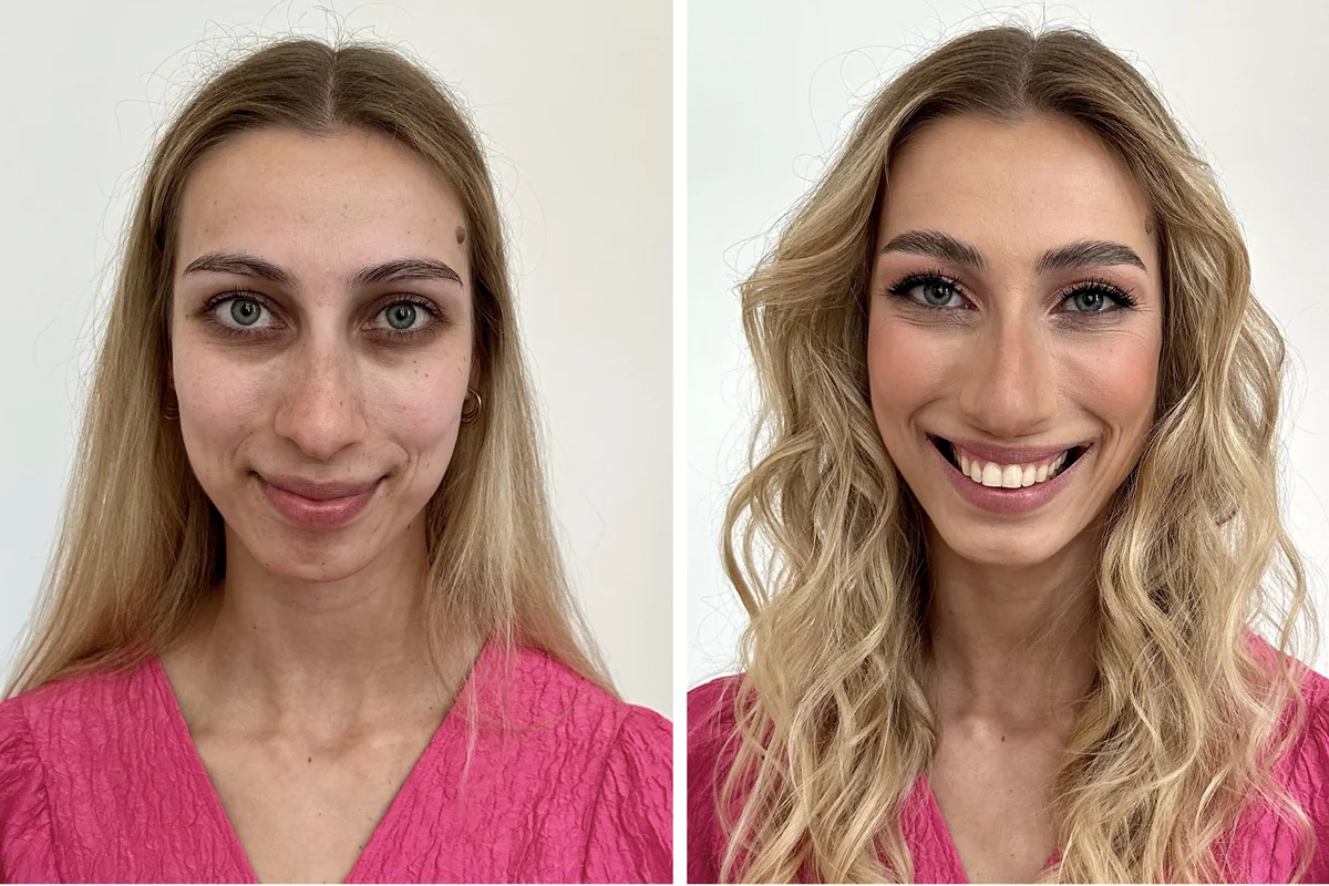 Proměna make-upem – před a po líčení 43